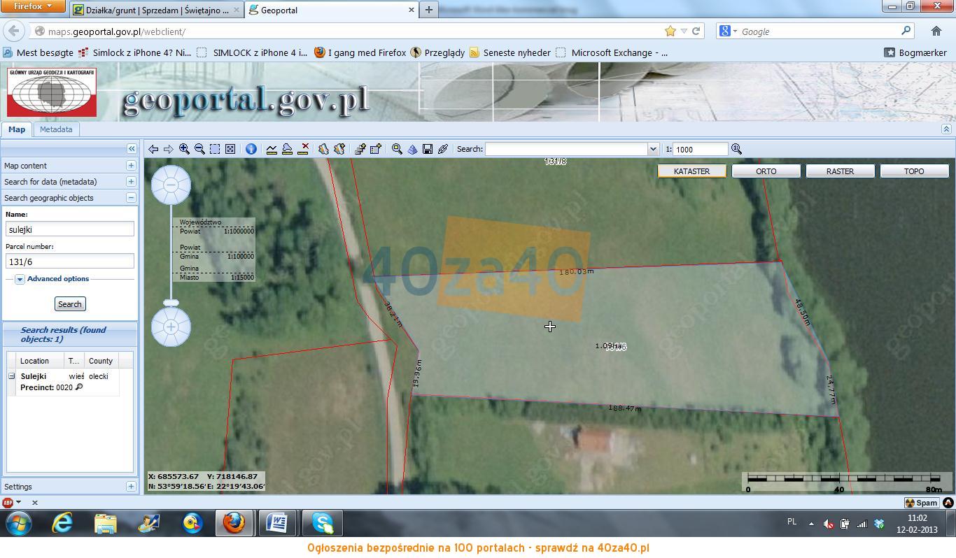 Działka na sprzedaż10910 m2