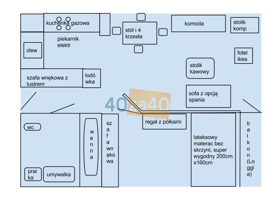 Mieszkanie do wynajęcia45 m2