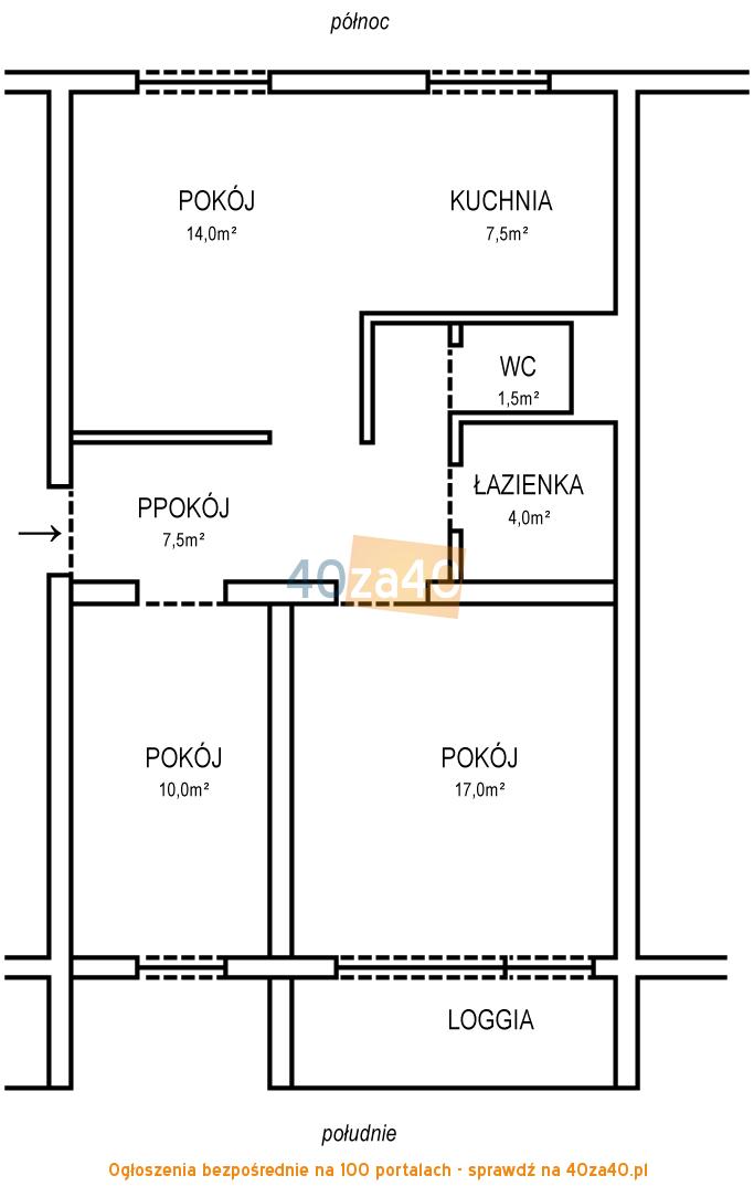 Mieszkanie na sprzedaż61 m2