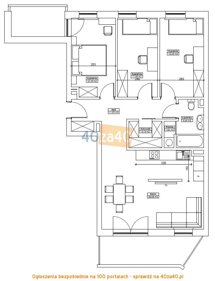 Mieszkanie na sprzedaż85 m2